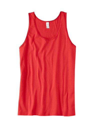 Bella Canvas Unisex Jersey Tank Xl Red #TOP1
