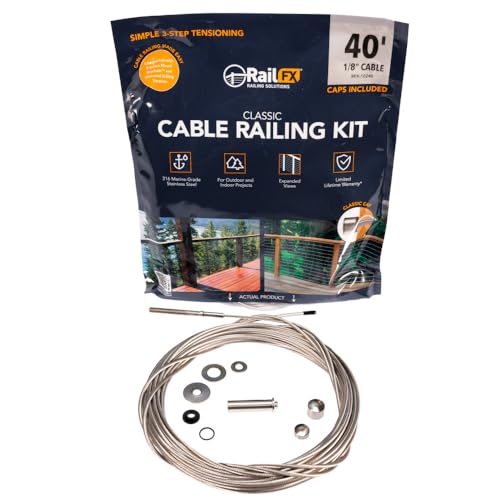 Câble RailFX RFX-10240 de 0,3 cm : fini les câbles détendus sur vos balustrades