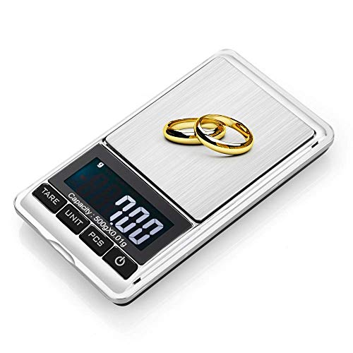 Báscula Digital de Precisión Mini 500g x 0.01g miniatura 1