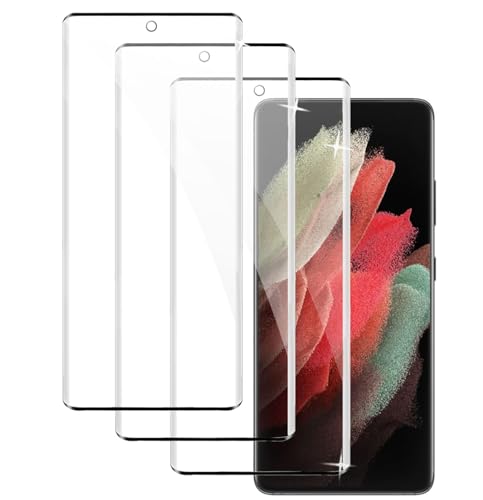 DYNASCO Samsung Galaxy S21 Ultrap XN[veN^[ dx9H h~ HD KX tB Samsung Galaxy S21 Ultrap wh~ \tȒP P[Xth[