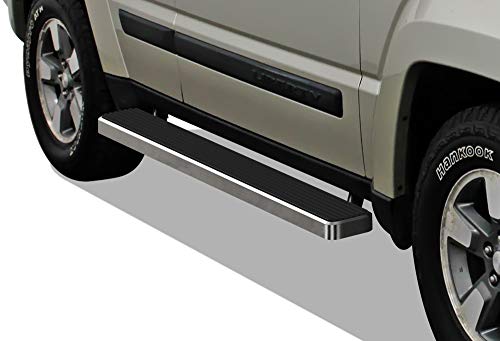 Estribos laterales APS de acero inoxidable para Jeep Liberty