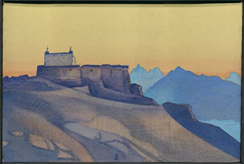 Affiche Impression Monastère de Sissu par Nicholas Roerich Toile Murale Salon 60x90cm