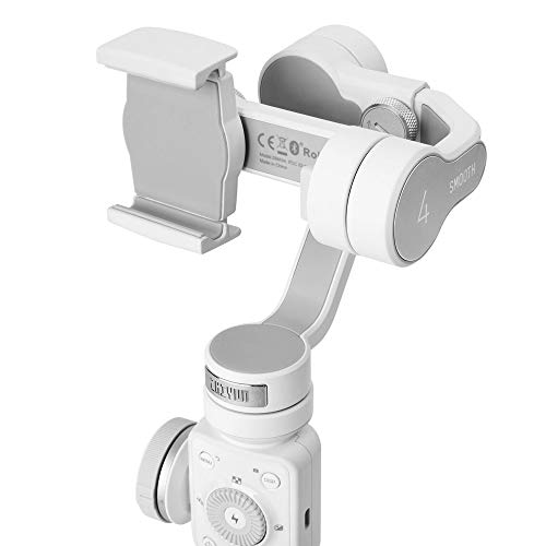 Zhiyun Smooth 4 12hr 3 Axis Stabiliser System Gimbal for Smartphone and iPhone with Zoom and Follow Focus Control White UK