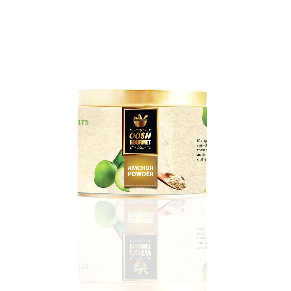 OOSH Amchur Powder 100grams Tin/Dry Mango Powder | Cooking Essential | Kitchen Essential | Amchoor Powder | Khatai Powder (100g Reusable Airtight Tin Packing) (B088ZT87DW) Amazon Price History, Amazon Price Tracker
