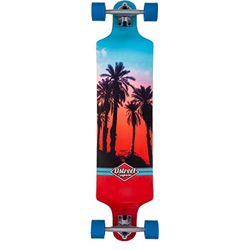 Skateboard multicolore D-street planche de skate pour jeune