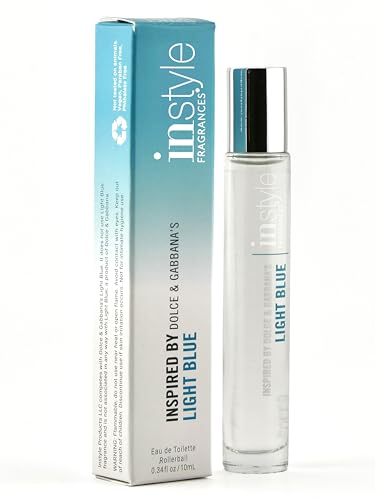 Instyle Fragrances, Inspired by Dolce & Gabbana's Light Blue, Rollerball, Women’s Eau de Toilette,...