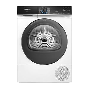 Siemens WQ35B2B30, Smarter iQ700 Wärmepumpentrockner für 1-8 kg Wäsche, Schnellprogramm, Schonende autoDry Trocknung, softDry Schontrommel mit Licht, Outdoor-Programm, directTouch Plus Display, Weiß