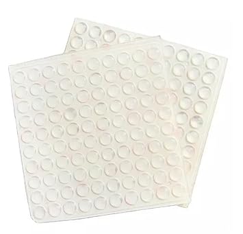 F Falkiya Furniture Protector Small Transparent Bumpers Pads for Door Handle (Transparent) (100)