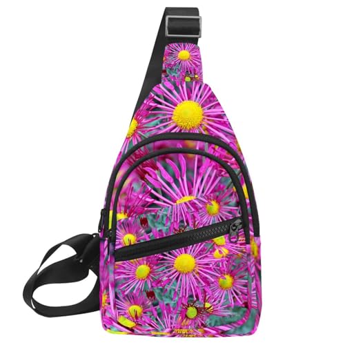 Mochila de hombro tipo mensajero Nature Plant Branch, bolso cruzado e impermeable