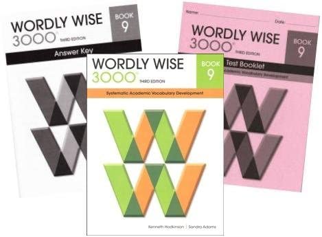Wordly Wise 3000 Grade 9 SET -- Student, Answer Key and Tests (Systematic Academic Vocabulary Development)      Paperback – January 1, 2019