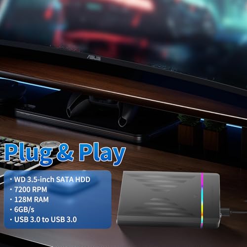 3T Retro Game Console HDD with 17000+ Video Games, 39 Emulator Console Plug and Play for PC/Laptop, 3 Game System, Launchbox Hard Drive Emulator, Retrobat for Win 8.1/10/11, 7200 RPM, 128M Cache, 6G/s - Image 6