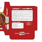 Keto Protein Bestdiet - Hähnchen-Burger mit hohem Proteingehalt - Packung mit 6 Einheiten (3 Schachteln) à 200g - Bestdiet