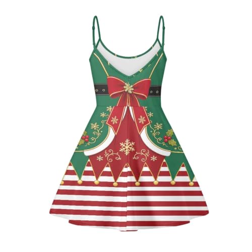 Image of Coloranimal Women's Summer Sleeveless Casual Swing Dresses with Loose Fit Beach Sundress
