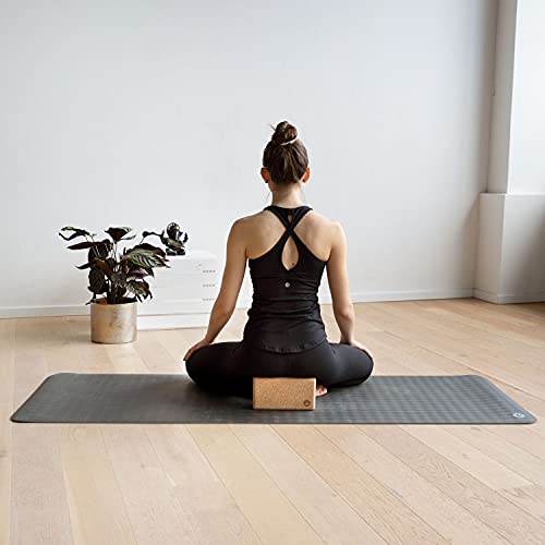Yogateria Bloco Tijolo de Yoga Cortiça Natural Ecológico 220mm x 110 x 70mm 430g