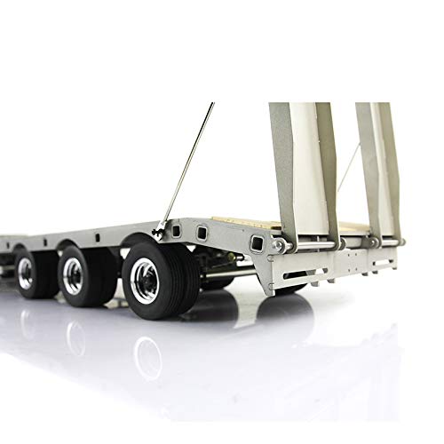 LESU Rimorchio RC In Metallo 4 Assi Scala 1/14 Per Camion TAMIYA – Kit Da Montare