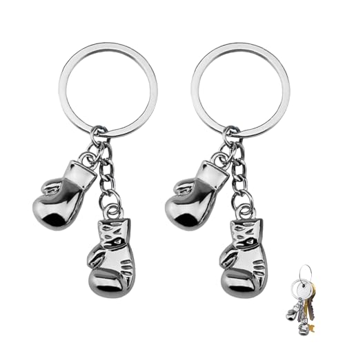 2 Stück Boxhandschuhe Schlüsselanhänger,Mini Boxhandschuhe,Geschenke Schlüsselring,Mini Boxhandschuh-Schlüsselanhänger,Besonderes Keychain Geschenke für Boxliebhaber Boxsport Fan,Sportbegeisterte