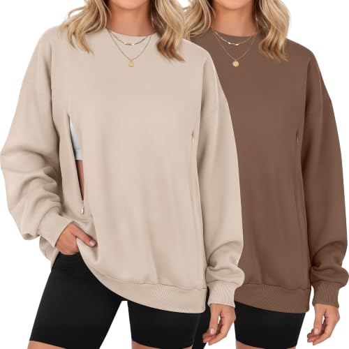 Locoowai Two Pack Oversize Sweatshirts