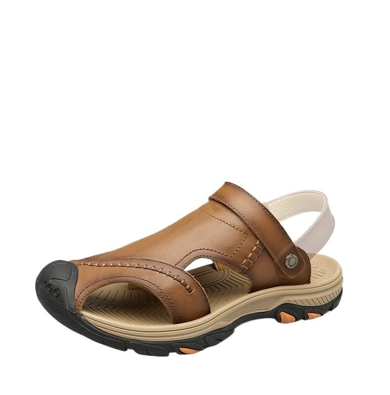 Outdoor Leather Sandals Men's Dual-use Beach Shoes Breathable Casual Shoes4