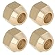 EMSea 4 St¨¹ck 10 Mm M16 X 1,5 Gewinde Messing B?rdel Reduziermuttern f¨¹r K?ltetechnik Heizungs- Und Klimatechnik Industrielle Rohrleitungssysteme