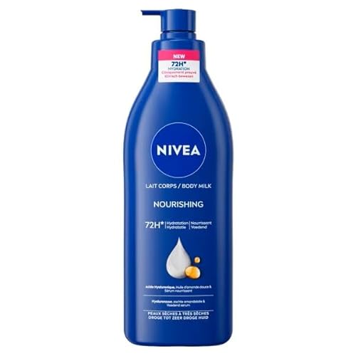 Nivea Body Milk con pompa – Nourishing – Pelle secca a molto secca – 400 ml