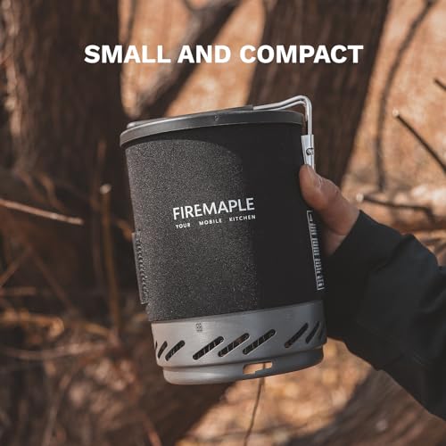 Image of Fire-Maple Fixed Star 1 Pro Backpacking & Camping Stove System | Upgraded Foldable Handle | Portable Pot & Jet Burner Set for Hiking, Trekking & Emergency Use