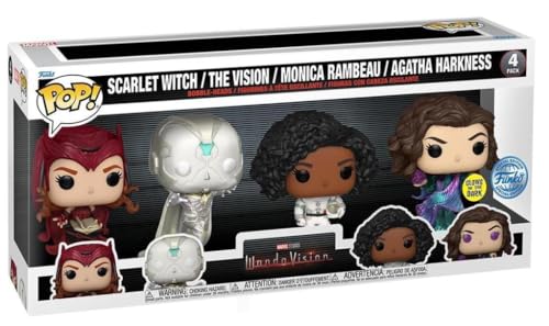 Funko Pop! Movie Wanda Vision Glow - Figuras (4 unidades)