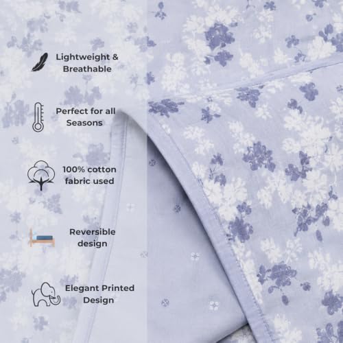 Image of Florida Cotton All Season Reversible AC Dohar (Lavender, Single)