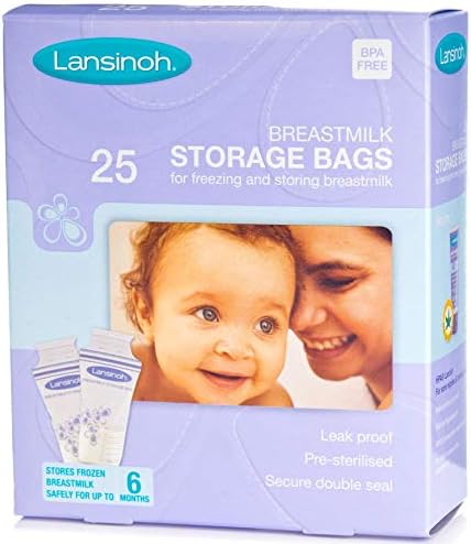 Saco Armazenamento Leite Antivazamento Esterilizado, Lansinoh, Tr...