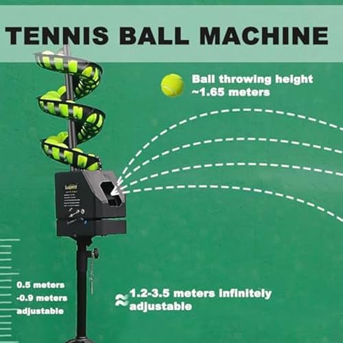 Smart Pro tennis ball machine 33 balles compacte avec distributeur télécommandé - 4
