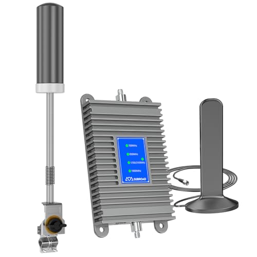 Cell Phone Signal Booster for Truck Off Road Vehicles RV SUV | | High Gain Antenna | Vehicle Cell Phone Booster Boosts 5G & 4G LTE for All U.S. Carriers - Verizon AT&T T-Mobile & More