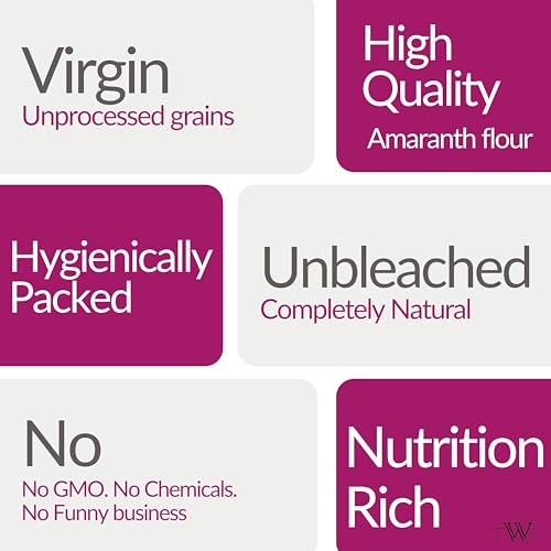 Image of TWF Virgin Amaranth Flour | 5 Kg | Stone Ground Rajgira Atta | Naturally Gluten-Free | Fiber-Rich | Not Pulverised | Ramdana Atta | Rajgira Peeth | Millet Flour | Ideal for Fasting | Vrat | Upvas | Soft Puffed Rotis, Baking & Gut Health