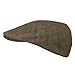 Elastic Plaid Fashion Ivy Cap - Brown OSFM