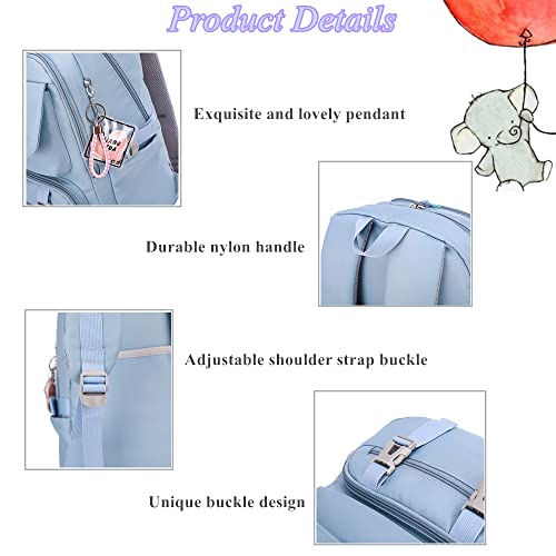 Rolling Backpack For Girls Solid Color Kids Trolley Bookbags With Wheels Elementary School Students Schoolbag #TOP4