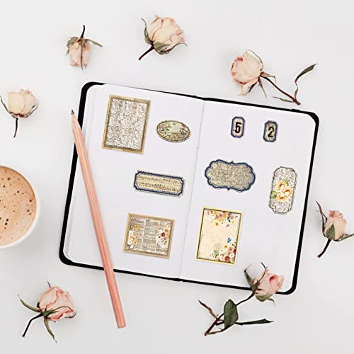 51/ Cortes de Papel para Scrapbook de Viagem – Cortes de Cartão Vintage Fada | Kit de Coleção, Scrap