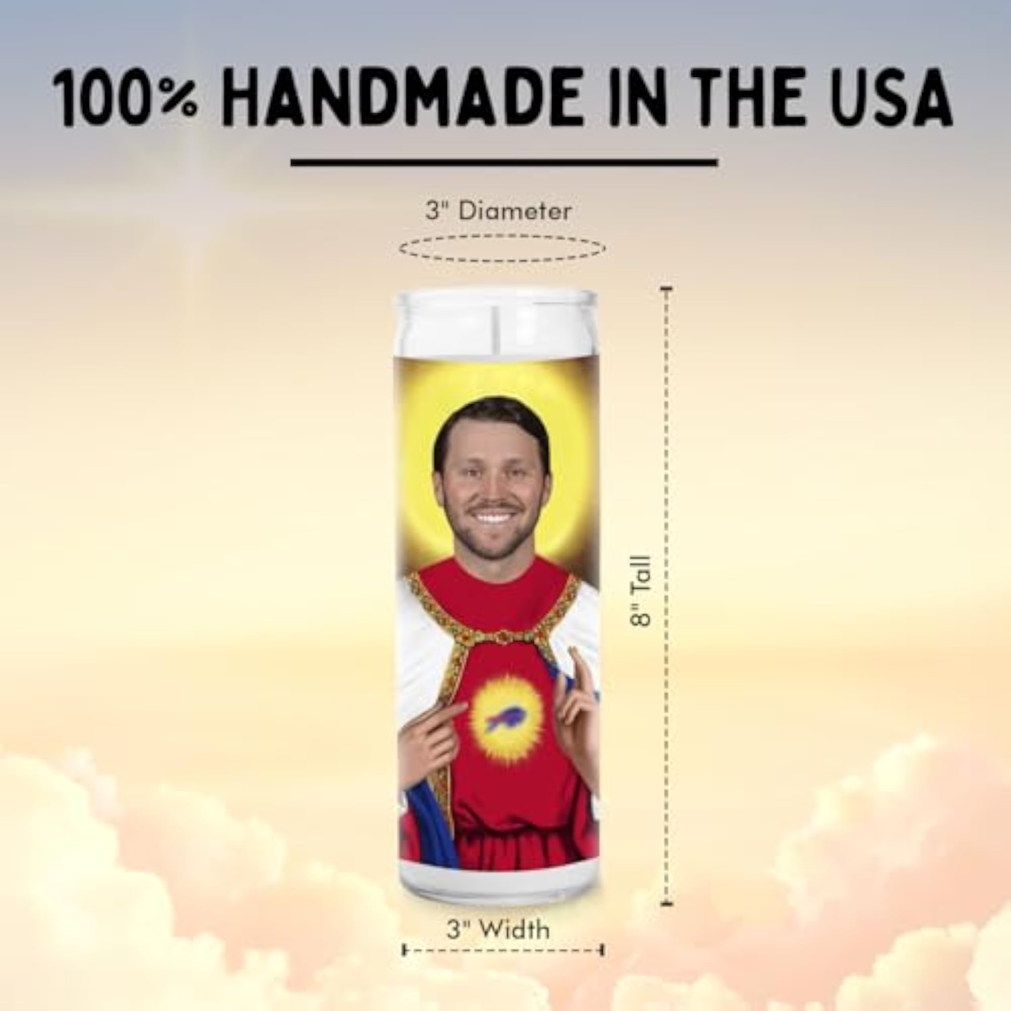 Josh Celebrity - Funny Saint Votive Candle