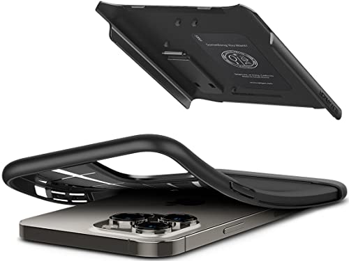 Spigen Slim Armor iPhone 14 Pro Noir : coque antichoc double couche - 4