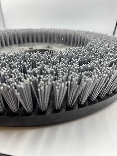 18 Inch Rotary Floor Scrubber Brush, Industrial Cleaning Brush for Commercial Floor Machines
