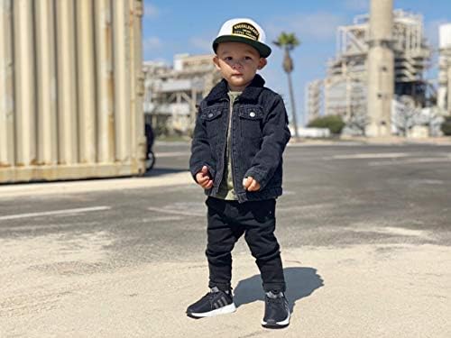 Miniatura 4 de Born to Love - Gorra de béisbol para niño y bebé con visera, en color blanco y azul