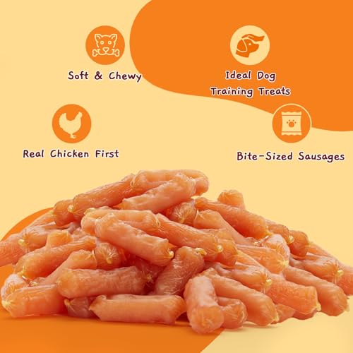Image of Jungle Calling 66-Ct. Soft Chicken Sausage Treats for Small & Medium Dogs
