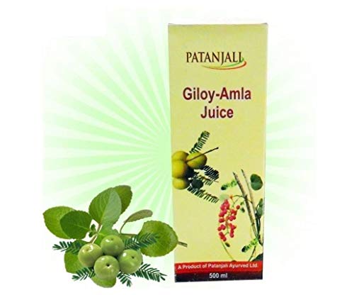 Patanjali Giloy Amla Juice - 500ml (Pack of 2)