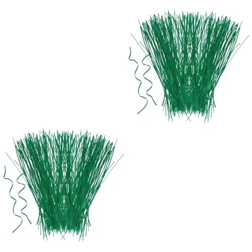Sosoport 2 Sätze Gartenpflanze Fix Krawatte Pflanzenbinder Pflanzenclips Für Kletterpflanzen Plant Clips Pflanzklammer Spanngurt Werkzeug Garten Krawatte Pflanze Binden Eisen 500 Stück * 2
