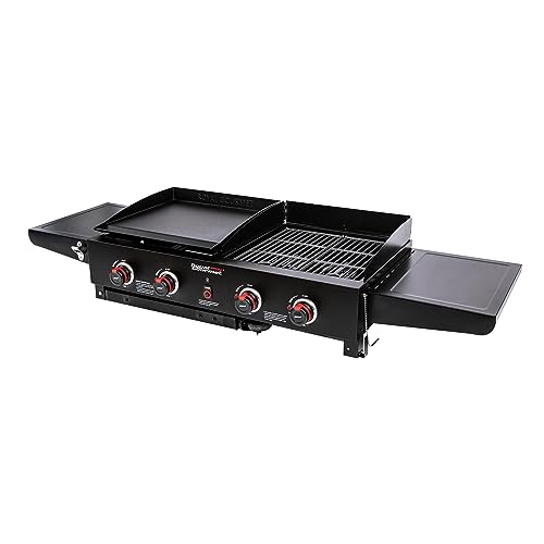 Royal-Gourmet-GD402-4-Burner-Portable-Flat-Top-Gas-Grill-and-Griddle-Combo-with-Folding-Legs-48000-BTU-Black