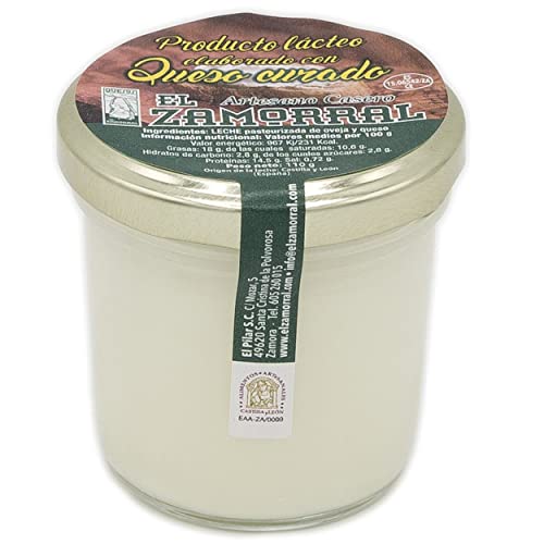 EL ZAMORRAL Crema de Queso Natural con Leche Cruda de Oveja Artesanal Untable Sin Aditivos Cover