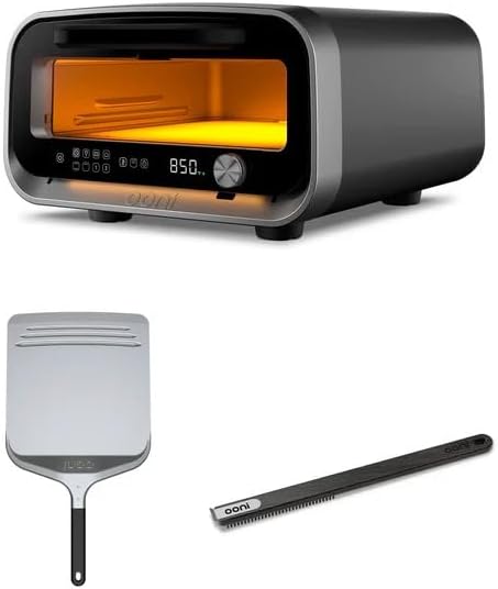 Volt 2 Essentials Bundle - Includes 12" Compact Pizza Peel & Pizza Oven Brush