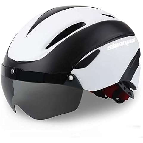 Shinmax Bike Helmet for Men Women, Bicycle Helmet with Detachable Magnetic Goggles for Adult Road Biking Mountain Cycling Helmet (BC-001) Cover