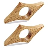 Separador Libros,2 PCS Soporte para Páginas de Libros de Madera Hecho a Mano Marcador de Pulgar Personalizado Separador de Libross Accesorios para Lectores y Amantes de los Libross