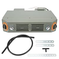 12V Klimaanlage Auto, Verdampfer Klimaanlage Auto, Verdampferbaugruppe für Klimaanlage, 3-stufige Temperatureinstellung, Verdampfer unter dem Armaturenbrett für Autos, LKWs, Wohnmobile,