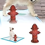 Generisch Fire Hydrant Pet Helfen Sie Ihrem Hund oder Ihrer Katze, richtig kacken mit diesem funktionellen Werkzeug (Red, 18.8x10x1cm)