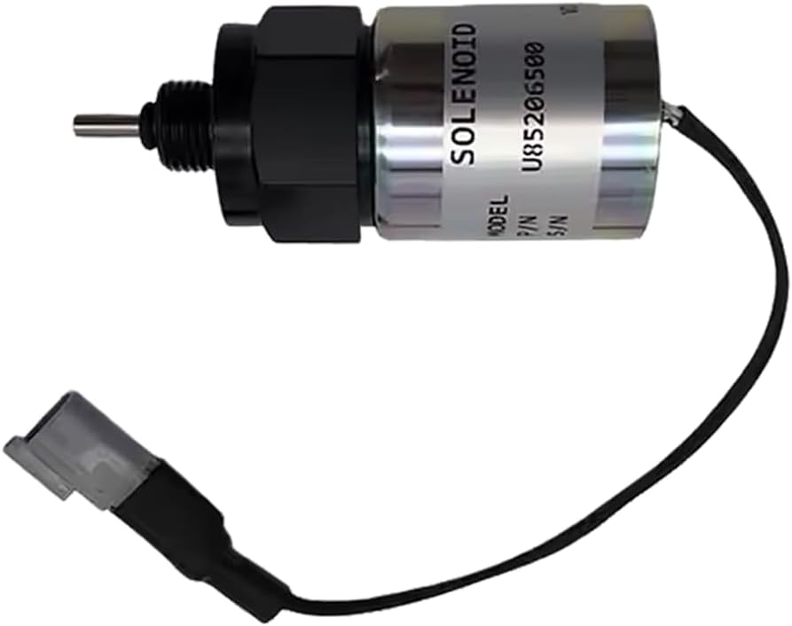 Throttle Solenoid 12V U85206500 Suitable for Perkins 400 Series Engine 403D-15 404D-22 404D-22T 404D-22TA 404F-22