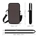 Portable Mobile Phone Bag Fashion Smartphone Bag With Adjustable Strap Grey